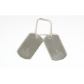 set pandantive Gucci Dog Tag. argint. genuine Made in Italy